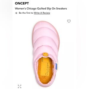 ONCEPT Women's Chicago Quilted Slip-On Sneakers - Light Pink 9